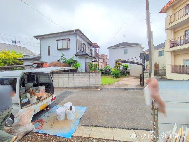 埼玉県川越市仙波町3丁目の新築戸建て外構写真 2025年5月11日撮影