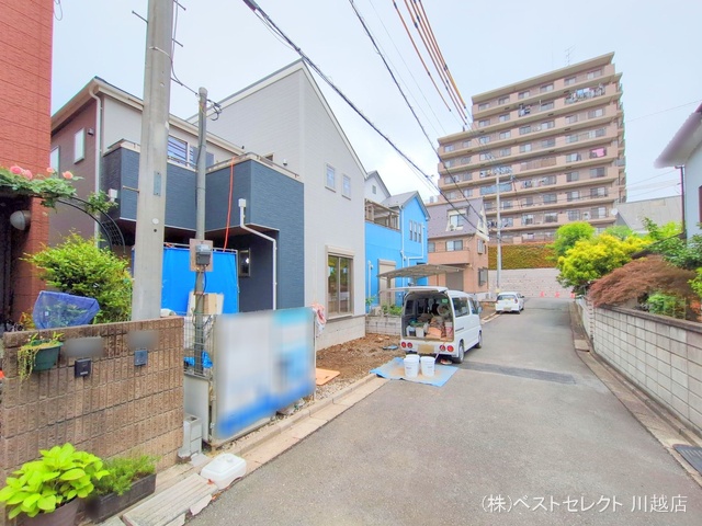 埼玉県川越市仙波町3丁目の新築戸建て外構写真 2025年5月11日撮影