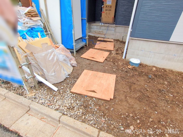 埼玉県川越市仙波町3丁目の新築戸建て外構写真 2025年5月11日撮影