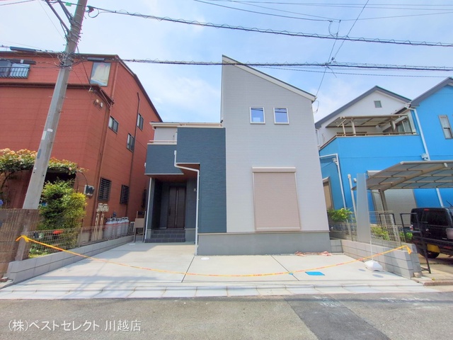 埼玉県川越市仙波町3丁目の新築戸建て完成写真 2025年6月1日撮影