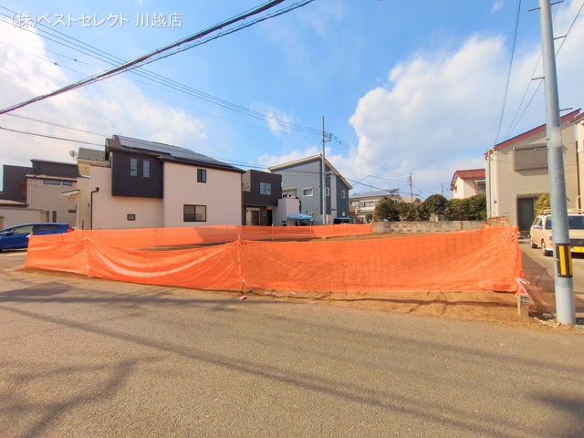 埼玉県川越市大字寺尾の新築戸建て更地・土地写真 2025年2月16日撮影