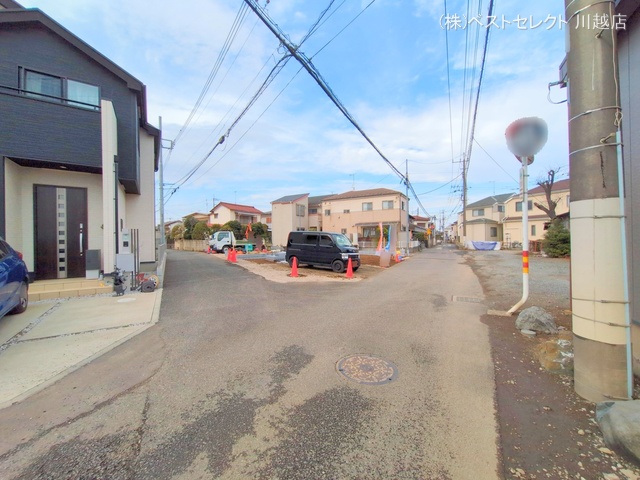 埼玉県川越市大字寺尾の新築戸建て更地・土地写真 2025年3月12日撮影