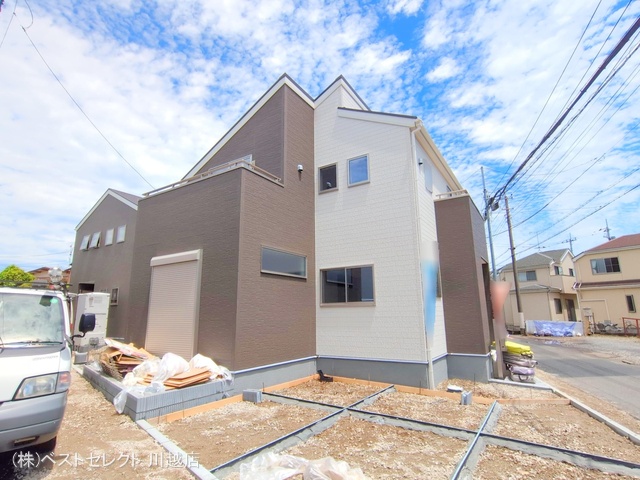 埼玉県川越市大字寺尾の新築戸建て外構写真 2025年6月3日撮影