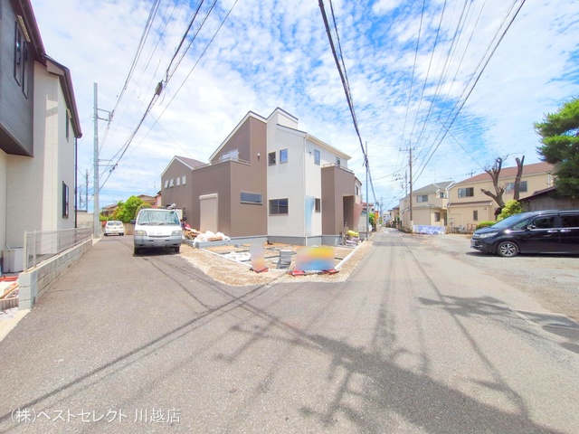 埼玉県川越市大字寺尾の新築戸建て外構写真 2025年6月3日撮影