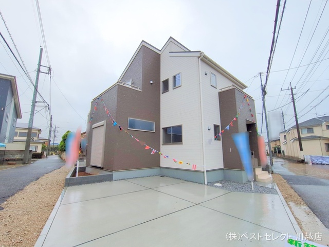 埼玉県川越市大字寺尾の新築戸建て完成写真 2025年6月24日撮影
