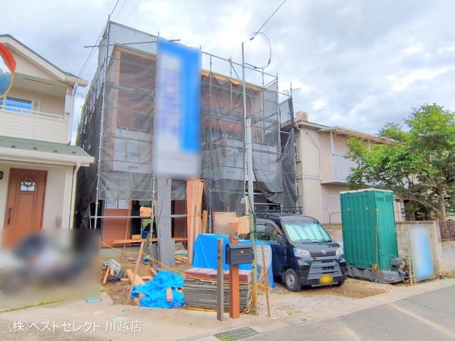 埼玉県川越市月吉町の新築戸建てシート写真 2025年6月3日撮影