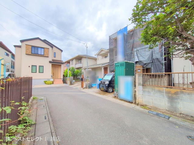 埼玉県川越市月吉町の新築戸建てシート写真 2025年6月3日撮影