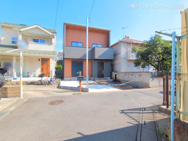 埼玉県川越市月吉町の新築戸建て外構写真 2025年8月17日撮影