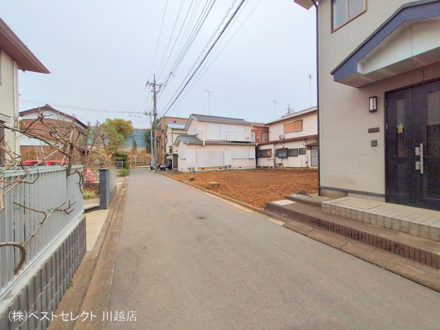埼玉県川越市大字今福の新築戸建て更地・土地写真 2025年3月10日撮影