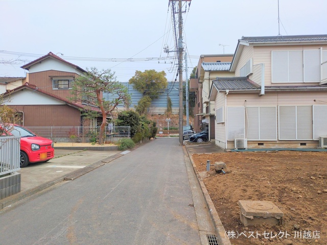 埼玉県川越市大字今福の新築戸建て更地・土地写真 2025年3月10日撮影