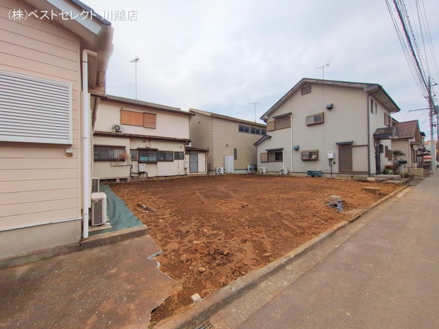 埼玉県川越市大字今福の新築戸建て更地・土地写真 2025年3月10日撮影