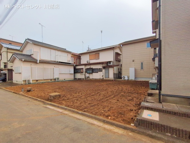 埼玉県川越市大字今福の新築戸建て更地・土地写真 2025年3月10日撮影