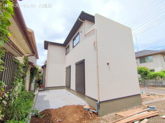 埼玉県川越市大字今福の新築戸建て外構写真 2025年6月25日撮影