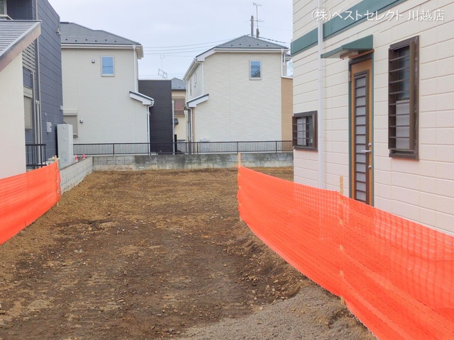 埼玉県川越市大字的場の新築戸建て更地・土地写真 2025年3月27日撮影