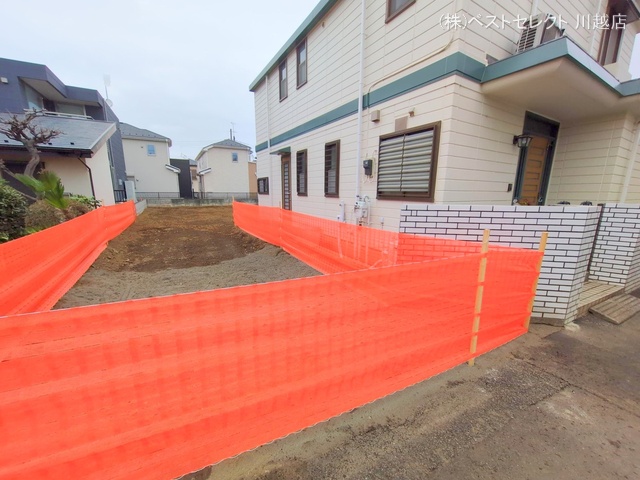 埼玉県川越市大字的場の新築戸建て更地・土地写真 2025年3月27日撮影