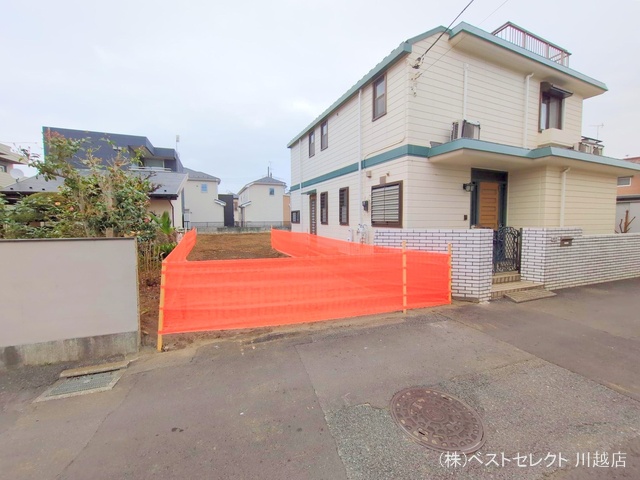 埼玉県川越市大字的場の新築戸建て更地・土地写真 2025年3月27日撮影