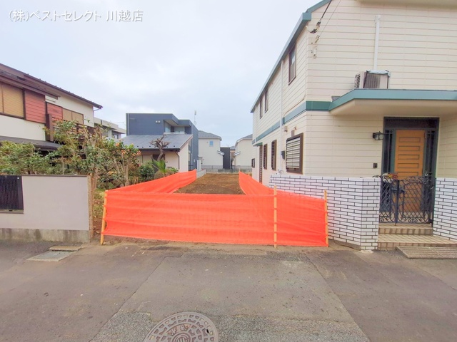 埼玉県川越市大字的場の新築戸建て更地・土地写真 2025年3月27日撮影