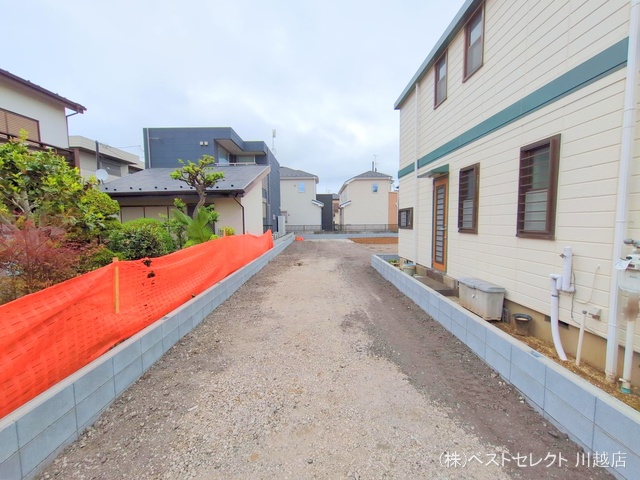 埼玉県川越市大字的場の新築戸建て更地・土地写真 2025年4月22日撮影