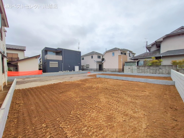 埼玉県川越市大字的場の新築戸建て更地・土地写真 2025年4月22日撮影