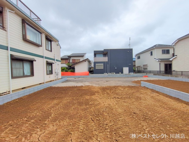 埼玉県川越市大字的場の新築戸建て更地・土地写真 2025年4月22日撮影