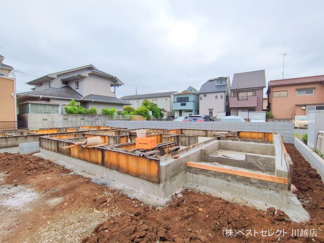 埼玉県川越市大字的場の新築戸建て基礎写真 2025年5月18日撮影
