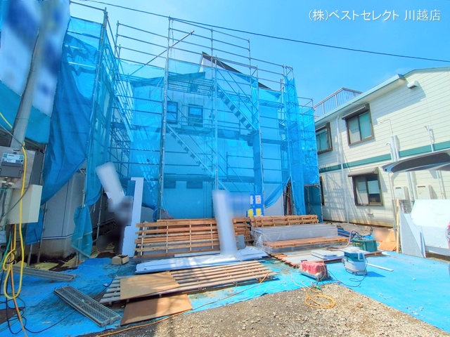 埼玉県川越市大字的場の新築戸建てシート写真 2025年6月26日撮影