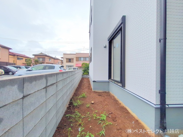 埼玉県川越市大字的場の新築戸建て外構写真 2025年7月13日撮影