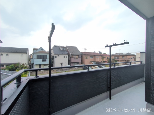 埼玉県川越市大字的場の新築戸建てバルコニー写真 2025年9月11日撮影