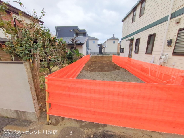 埼玉県川越市大字的場の新築戸建て更地・土地写真 2025年3月27日撮影