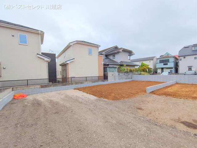 埼玉県川越市大字的場の新築戸建て更地・土地写真 2025年4月22日撮影