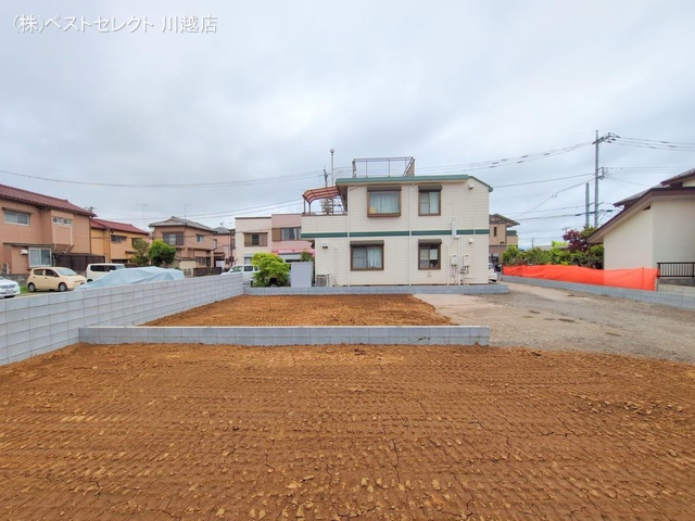 埼玉県川越市大字的場の新築戸建て更地・土地写真 2025年4月22日撮影