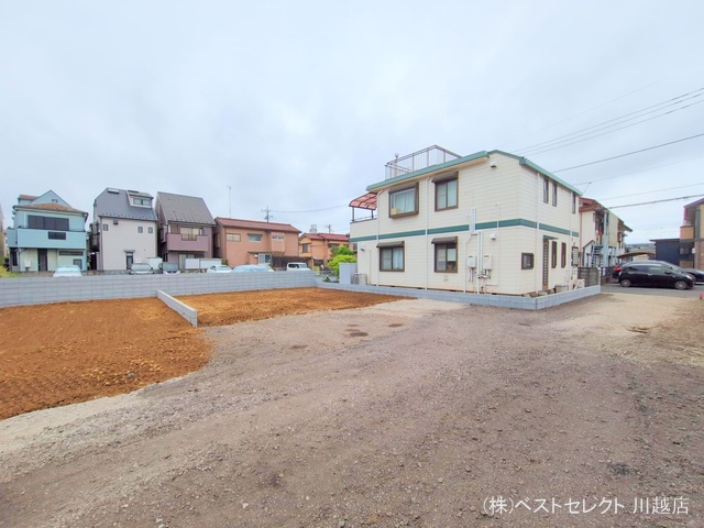 埼玉県川越市大字的場の新築戸建て更地・土地写真 2025年4月22日撮影