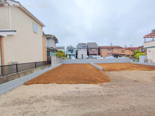 埼玉県川越市大字的場の新築戸建て更地・土地写真 2025年4月22日撮影