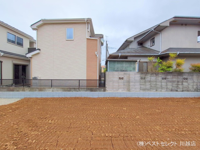 埼玉県川越市大字的場の新築戸建て更地・土地写真 2025年4月22日撮影