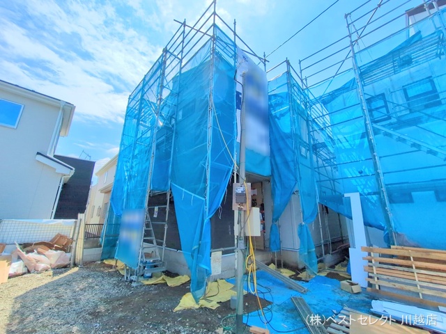 埼玉県川越市大字的場の新築戸建てシート写真 2025年6月26日撮影