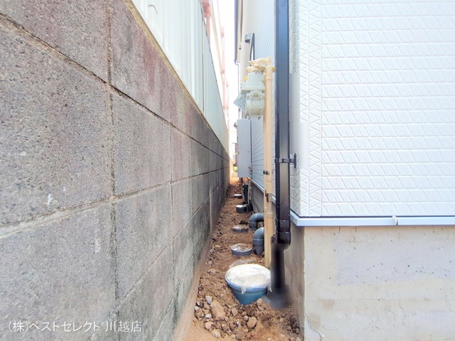 埼玉県川越市大字藤間の新築戸建て外構写真 2025年7月8日撮影