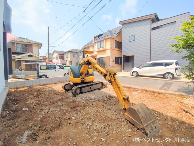 埼玉県川越市大字藤間の新築戸建て外構写真 2025年7月8日撮影