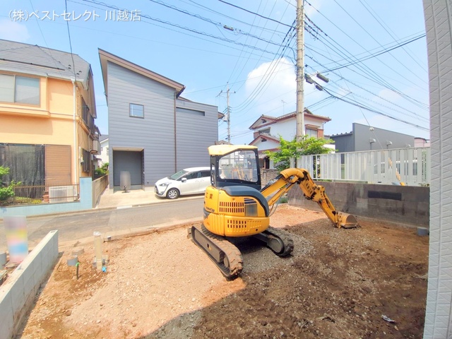 埼玉県川越市大字藤間の新築戸建て外構写真 2025年7月8日撮影