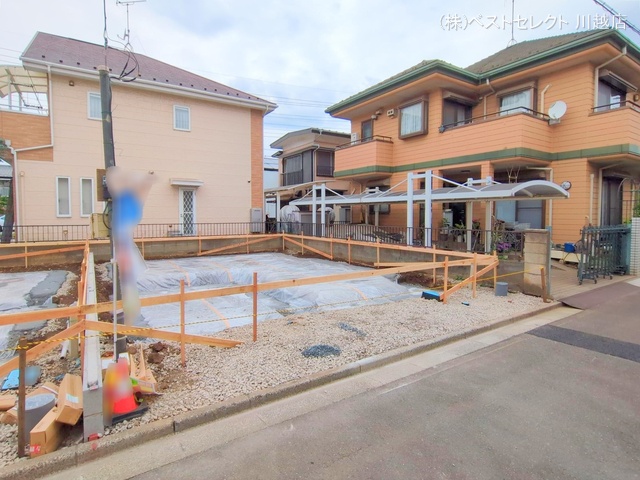 埼玉県川越市旭町3丁目の新築戸建て基礎写真 2025年5月25日撮影