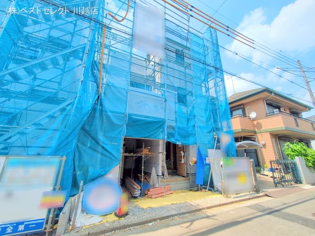 埼玉県川越市旭町3丁目の新築戸建てシート写真 2025年7月2日撮影