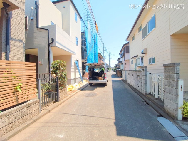 埼玉県川越市旭町3丁目の新築戸建てシート写真 2025年7月23日撮影