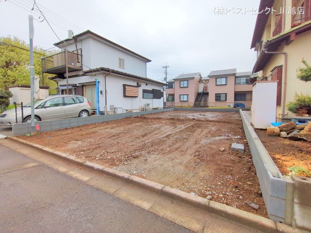 埼玉県川越市南大塚5丁目の新築戸建て更地・土地写真 2025年4月13日撮影