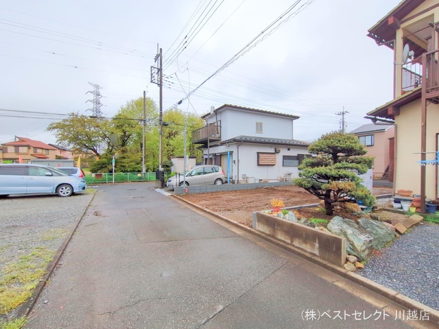 埼玉県川越市南大塚5丁目の新築戸建て更地・土地写真 2025年4月13日撮影