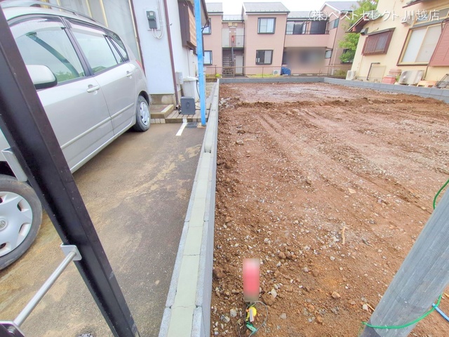 埼玉県川越市南大塚5丁目の新築戸建て更地・土地写真 2025年4月13日撮影