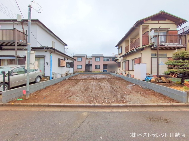 埼玉県川越市南大塚5丁目の新築戸建て更地・土地写真 2025年4月13日撮影
