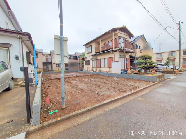 埼玉県川越市南大塚5丁目の新築戸建て更地・土地写真 2025年4月13日撮影