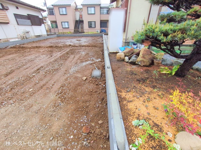 埼玉県川越市南大塚5丁目の新築戸建て更地・土地写真 2025年4月13日撮影