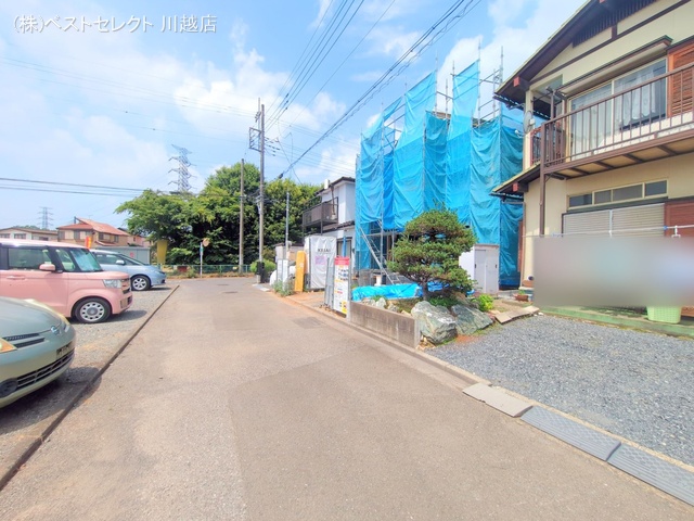 埼玉県川越市南大塚5丁目の新築戸建て上棟写真 2025年7月9日撮影