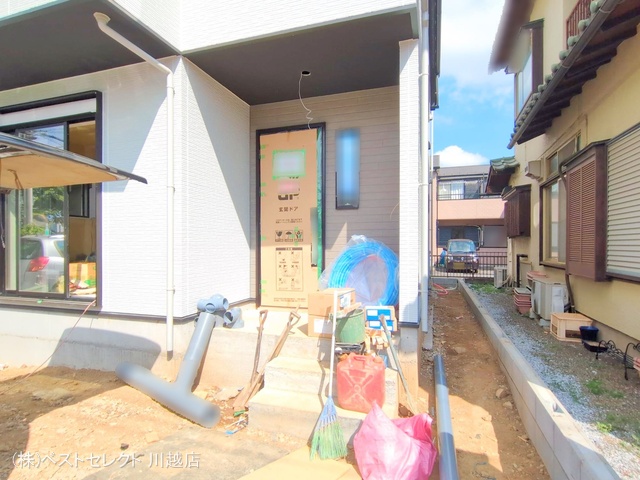 埼玉県川越市南大塚5丁目の新築戸建て外構写真 2025年7月30日撮影