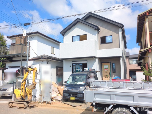 埼玉県川越市南大塚5丁目の新築戸建て外構写真 2025年7月30日撮影